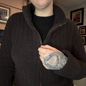 Colorado Clothing Black Zip Up Sweater